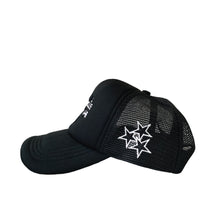 Load image into Gallery viewer, ALL-STARS BLACK TRUCKER HAT
