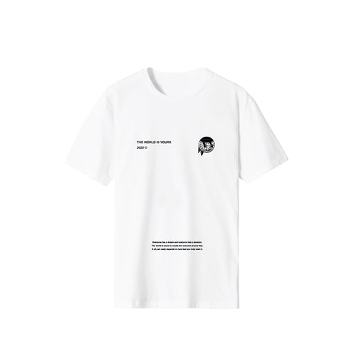 SHYLOW STOOPS THE WORLD IS YOURS T SHIRT